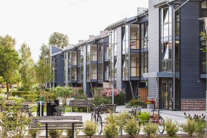 NA Altanglas flerbostadshus utifran